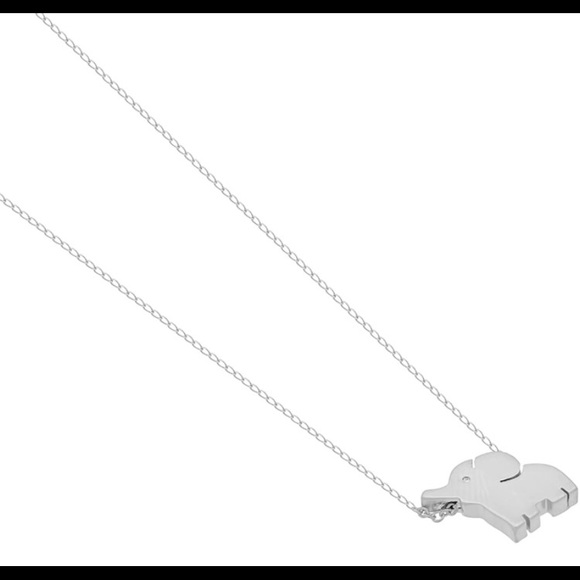NEW Lucky Floating Elephant Pendant Necklace 925 Sterling 16” to 18” Dai… - Picture 4 of 7